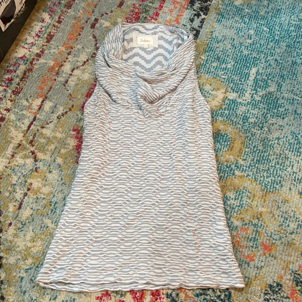 Anthropologie cowl neck sleeveless sweater
